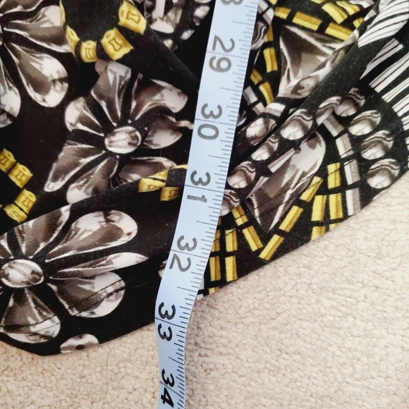 Cust Barcelona Y2K Artsy Asymmetric Draped Patchwork Tunic S - Picture 4 of 8